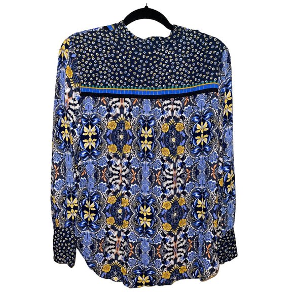 Loft Floral Blue Blouse - Picture 2 of 2